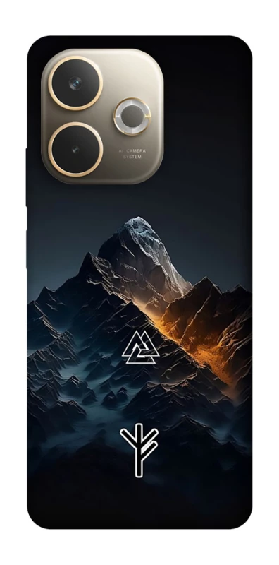 Чехол на Oppo A5 Pro 4G Руны в горах фото 1 из 1