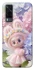 Чохол на Vivo Y31 Labubu & Flowers ver.1 фото 1 з 1