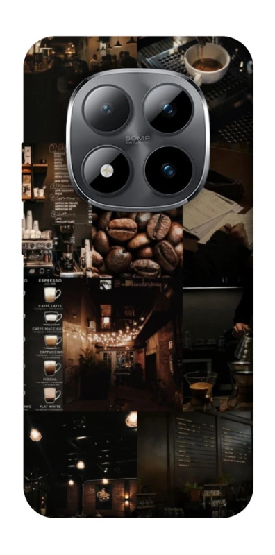 Чохол на Xiaomi Redmi Note 15 Pro 5G Coffee collage ver.1 фото 1 з 1