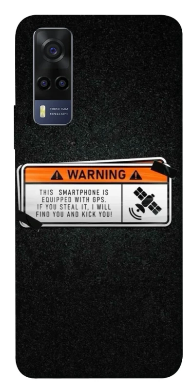 Чохол на Vivo Y53s Warning фото 1 з 1