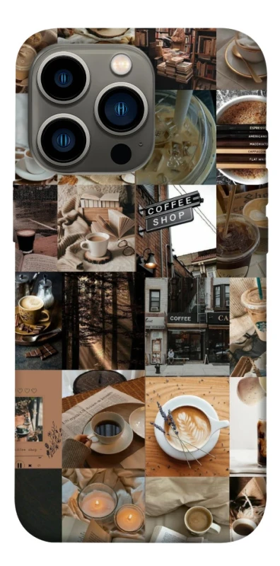 Чехол на Apple iPhone 13 Pro (6.1") Coffee collage ver.3 фото 1 из 1