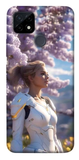 Чехол на Realme C12 Cyber space girl ver.1 фото 1 из 1