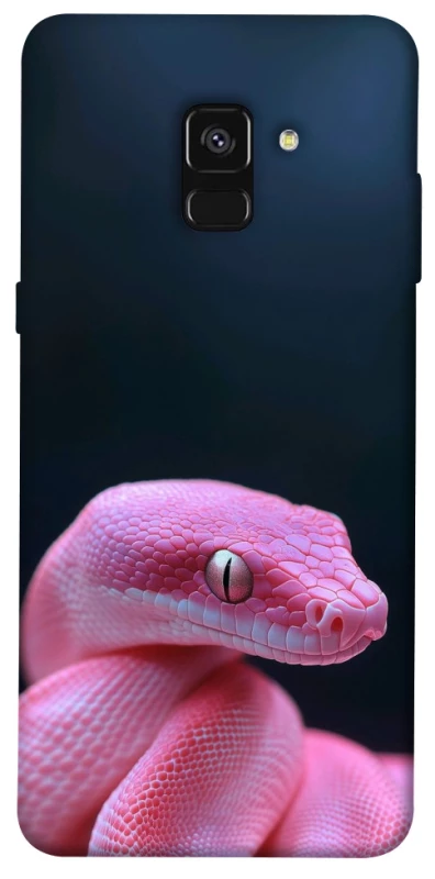 Чохол на Samsung A530 Galaxy A8 (2018) Рожева змія фото 1 з 1