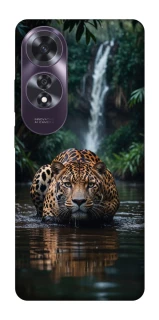 Чехол на Oppo A60 Leopard in water фото 1 из 1