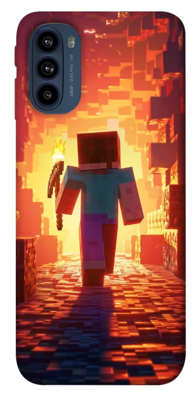 Чехол на Motorola Moto G41 Minecraft adventure фото 1 из 1