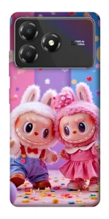 Чохол на ZTE Blade A36 Labubu twins ver.3 фото 1 з 1