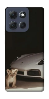 Чехол на Motorola Moto G86 Power Porsche white фото 1 из 1