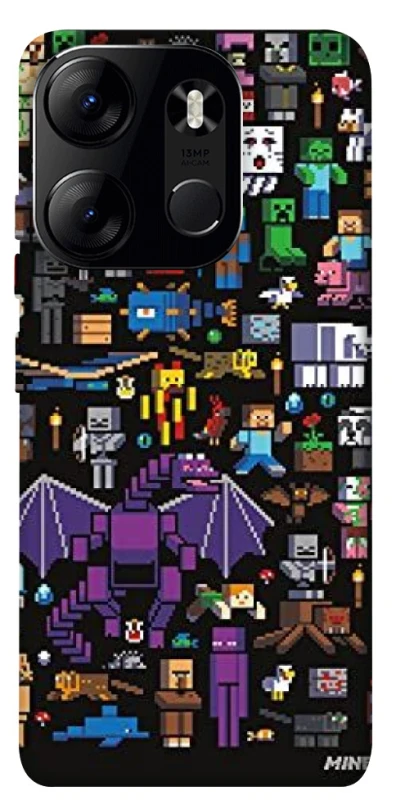 Чохол на Tecno Spark Go 2023 Minecraft v5 фото 1 з 1