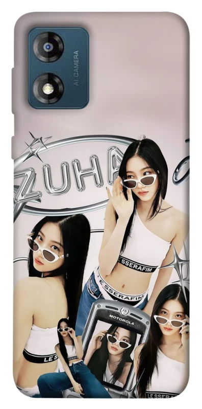 Чохол на Motorola Moto E13 Kazuha v2 - LE SSERAFIM фото 1 з 1