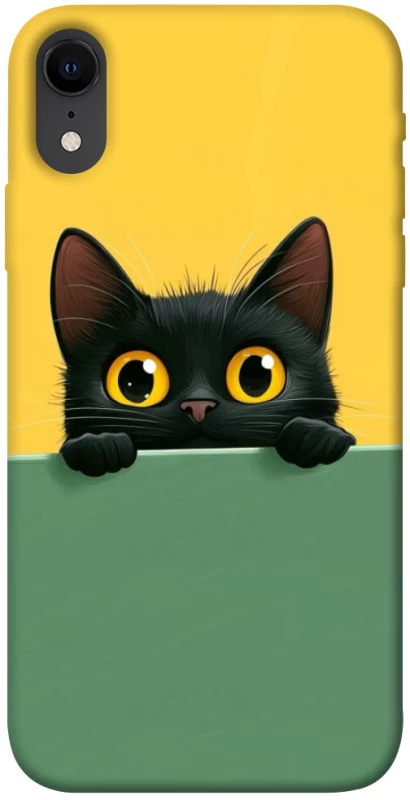 Чохол на Apple iPhone XR (6.1") Black cat v2 фото 1 з 1