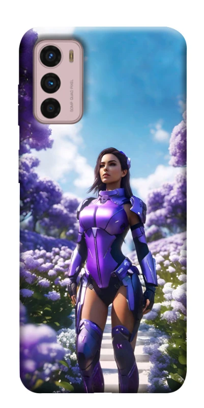 Чохол на Motorola Moto G42 Cyber space girl ver.4 фото 1 з 1