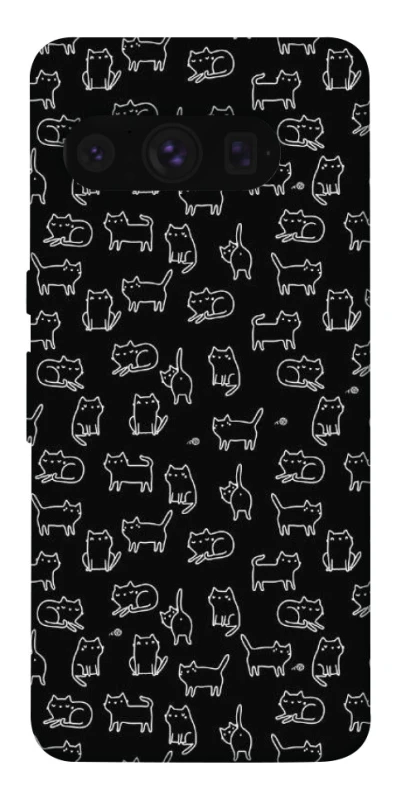 Чехол на Google Pixel 8 Pro Black Cats фото 1 из 1
