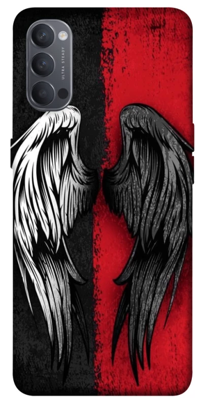 Чехол на Oppo Reno 4 Angel and Devil фото 1 из 1