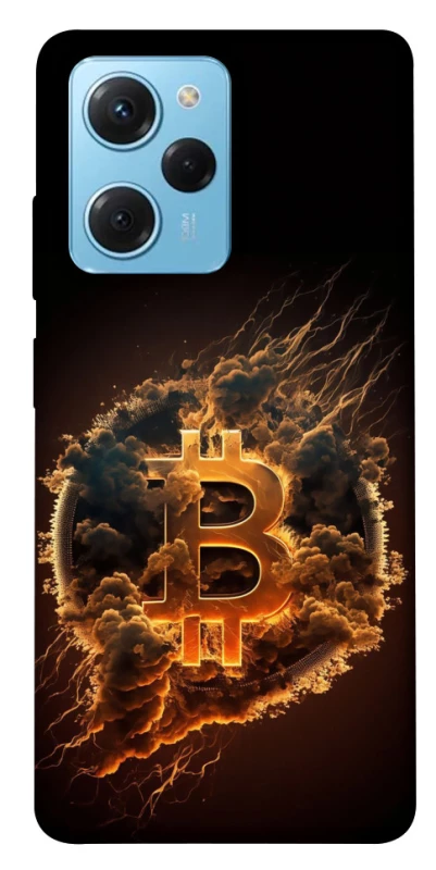 Чехол на Xiaomi Poco X5 Pro 5G Smoky Bitcoin фото 1 из 1