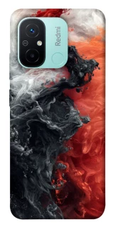 Чохол на Xiaomi Redmi 12C / Poco C55 Black and Red фото 1 з 1