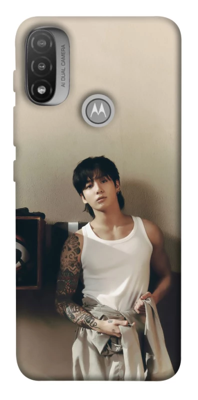 Чохол на Motorola Moto E20 Jungkook v2 - BTS фото 1 з 1