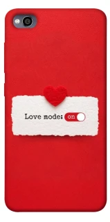 Чохол на Xiaomi Redmi 4a Love Mode ON фото 1 з 1