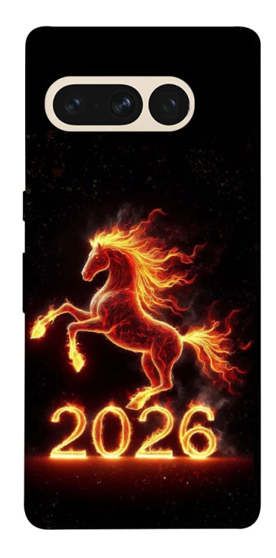 Чехол на Google Pixel 7 Pro Red Fire Horse ver.1 фото 1 из 1