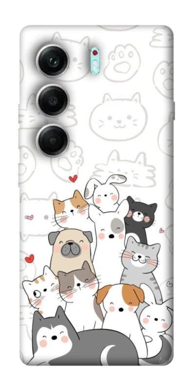 Чохол на Tecno Camon 40 Pro 5G Funny Pets фото 1 з 1