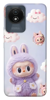 Чохол на Vivo Y02 Labubu & clouds фото 1 з 1
