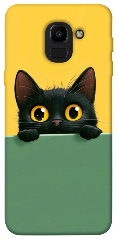 Чохол на Samsung J600F Galaxy J6 (2018) Black cat v2 фото 1 з 1