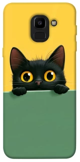 Чохол на Samsung J600F Galaxy J6 (2018) Black cat v2 фото 1 з 1