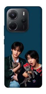 Чехол на Xiaomi Redmi Note 14 4G (Int. version) Lee Know and Han - Stray Kids фото 1 из 1