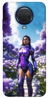 Чехол на Nokia G20 / G10 / 6.3 Cyber space girl ver.4 фото 1 из 1