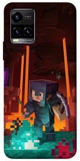 Чехол на Vivo Y21 / Y33s Minecraft game adventure фото 1 из 1