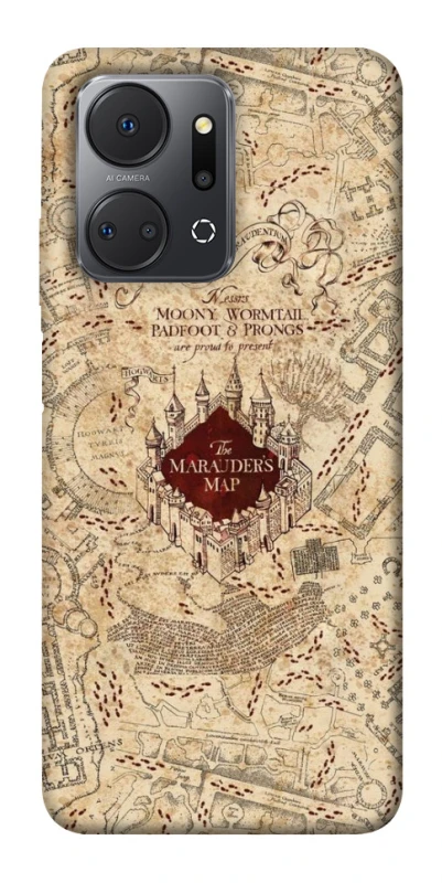 Чохол на Huawei Honor X7a Harry Potter Marauder's Map фото 1 з 1