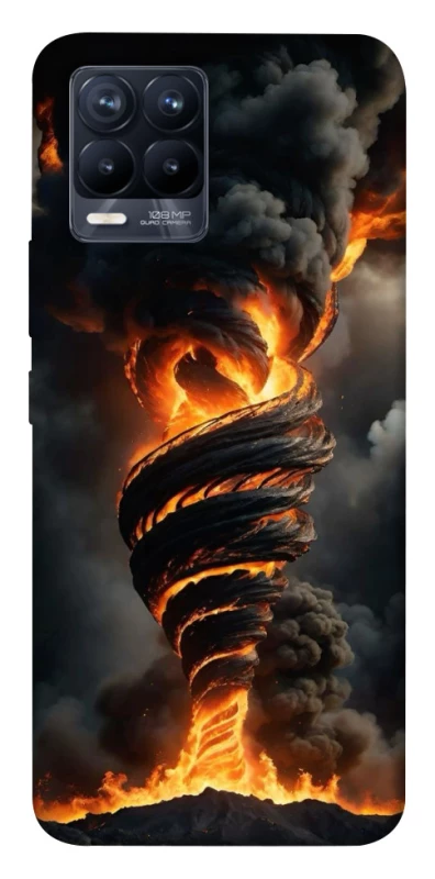 Чехол на Realme 8 Огненный торнадо фото 1 из 1