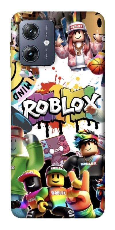 Чохол на Motorola Moto G54 Roblox Characters Collage фото 1 з 1