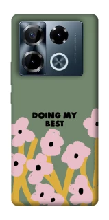 Чехол на Infinix Note 40 Pro 4G Doing my best фото 1 из 1