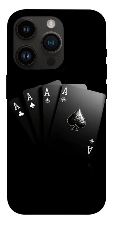 Чохол на Apple iPhone 14 Pro (6.1") Black Cards фото 1 з 1