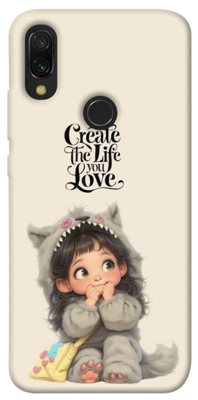 Чохол на Xiaomi Redmi 7 Create the life you love фото 1 з 1