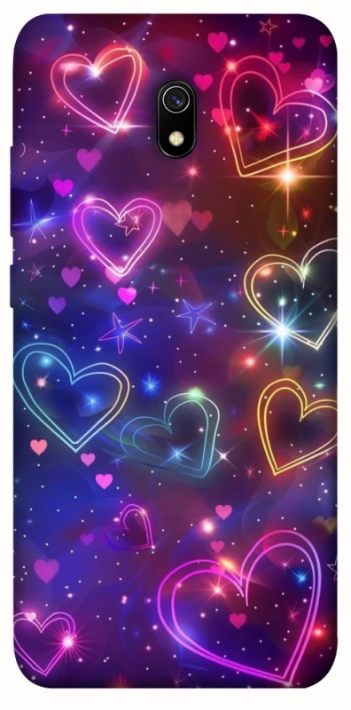 Чохол на Xiaomi Redmi 8a Drawn hearts фото 1 з 1