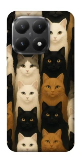 Чехол на Xiaomi 15T Colorful Cat Collage фото 1 из 1