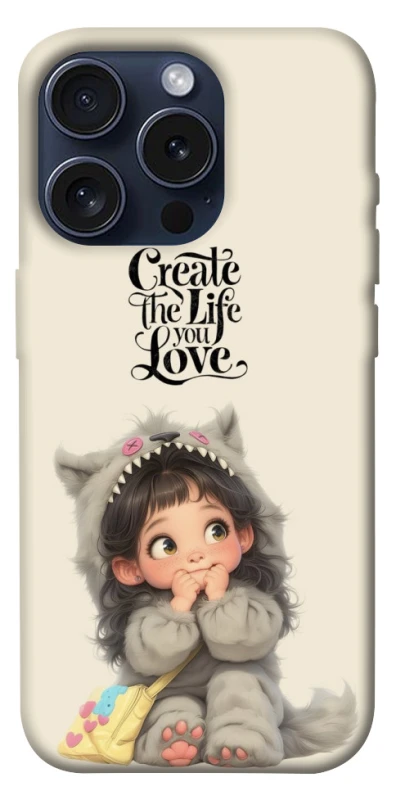 Чохол на Apple iPhone 15 Pro (6.1") Create the life you love фото 1 з 1