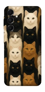 Чехол на Samsung Galaxy A17 4G/5G Colorful Cat Collage фото 1 Чехол на Samsung Galaxy A17 4G/5G Colorful Cat Collage фото 1 из 1