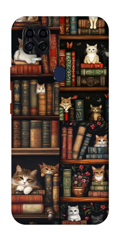 Чохол на ZTE Blade v2020 Cats & Books фото 1 з 1