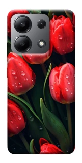 Чохол на Xiaomi Redmi Note 13 4G Червоні тюльпани фото 1 з 1