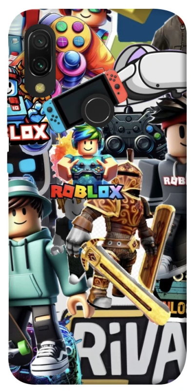 Чохол на Xiaomi Redmi 7 Roblox collage ver.1 фото 1 з 1