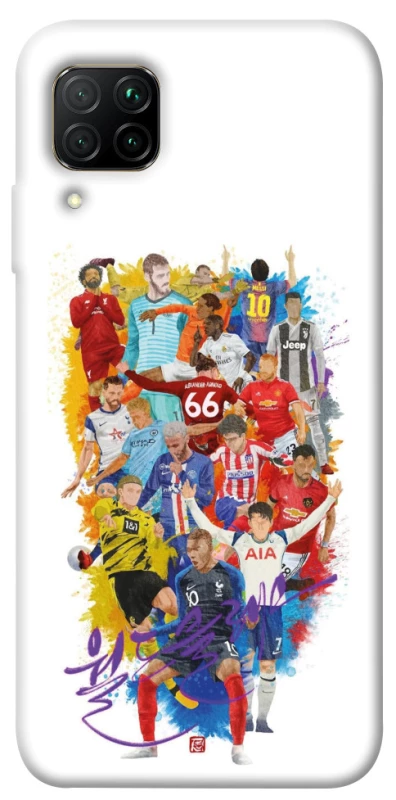 Чохол на Huawei P40 Lite Football Abstract v2 фото 1 з 1