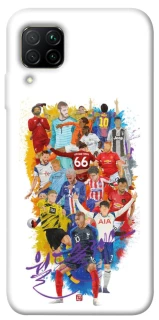 Чохол на Huawei P40 Lite Football Abstract v2 фото 1 з 1