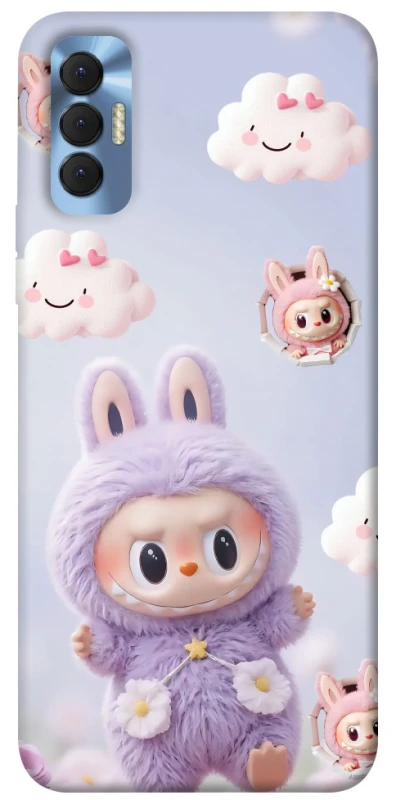 Чехол на TECNO Spark 8P Labubu & clouds фото 1 из 1