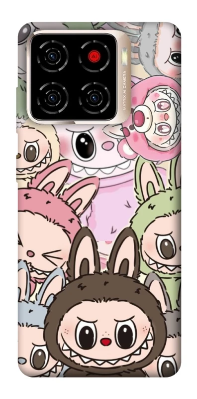 Чохол на ZTE Blade A56 All Labubu 3 фото 1 з 1