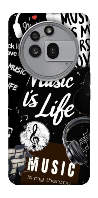 Чехол на Nothing Phone (3a) Pro Music is Life фото 1 из 1
