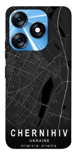 Чехол на TECNO Spark 10 Chernihiv map фото 1 из 1