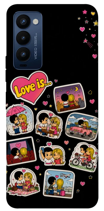 Чехол на TECNO Camon 18 Love is ver.3 фото 1 из 1