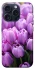Чехол на Apple iPhone 15 Pro (6.1") Фиолетовые тюльпаны фото 1 из 1